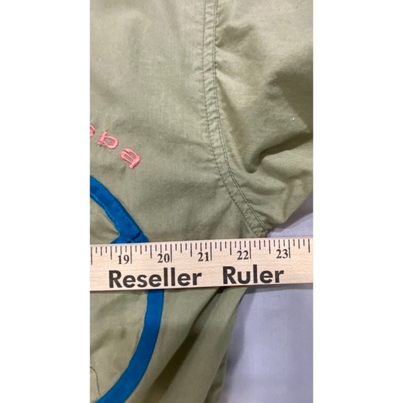 Vintage IXSPA Jamie Sadock Womens 2pc Bomber Jacket Cargo Pants Set Olive S - Picture 14 of 16